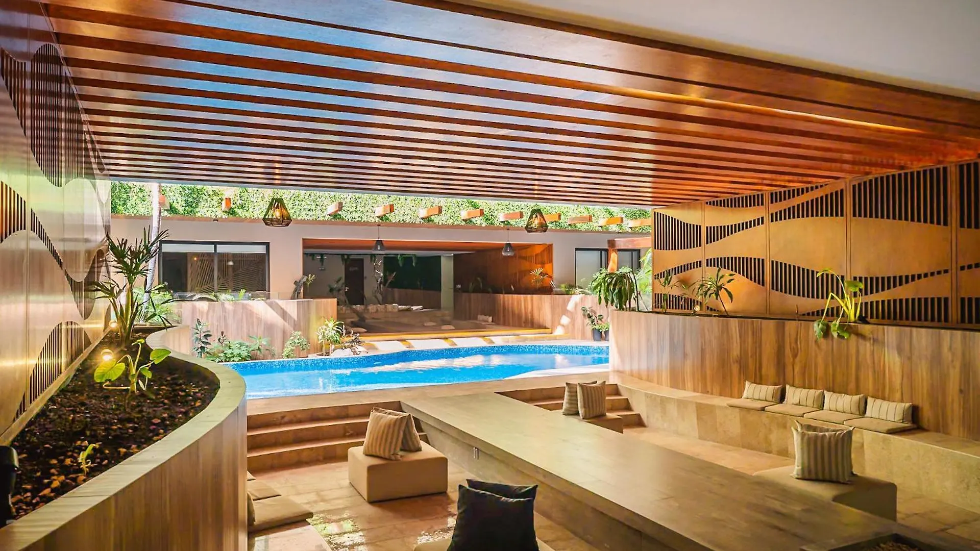 Апартаменты Central 2Br Sun Lover'S Nest W Gym Rooftop Spa Тулум Мексика